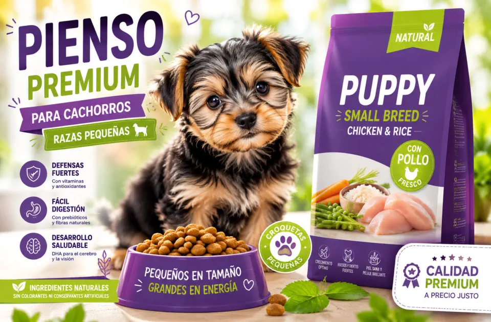 Mejor pienso para cachorros raza pequeña: guía de compra verificada