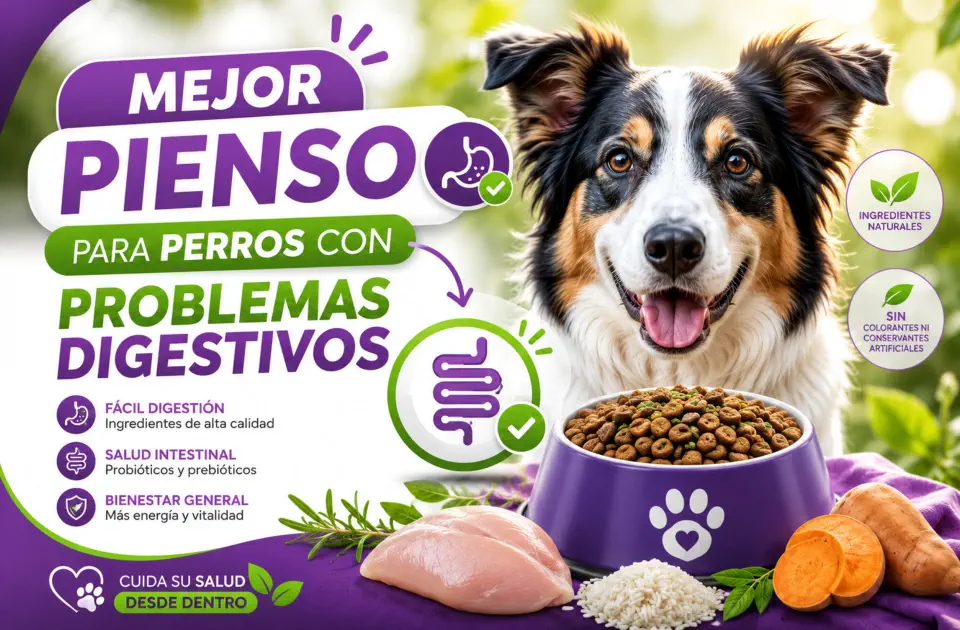 Mejor pienso para perros con problemas digestivos: guía de compra digestiva