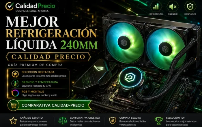 Mejor refrigeración líquida 240mm: guía calidad-precio premium