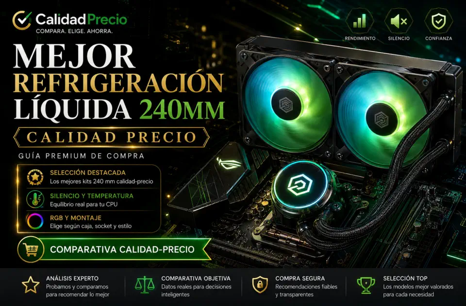 Mejor refrigeración líquida 240mm: guía calidad-precio premium