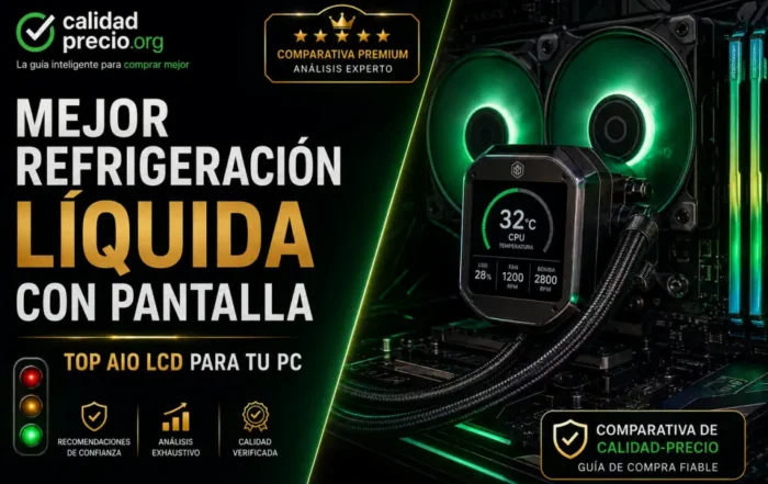 Mejor refrigeración líquida con pantalla: guía premium para elegir una AIO LCD sin pagar de más