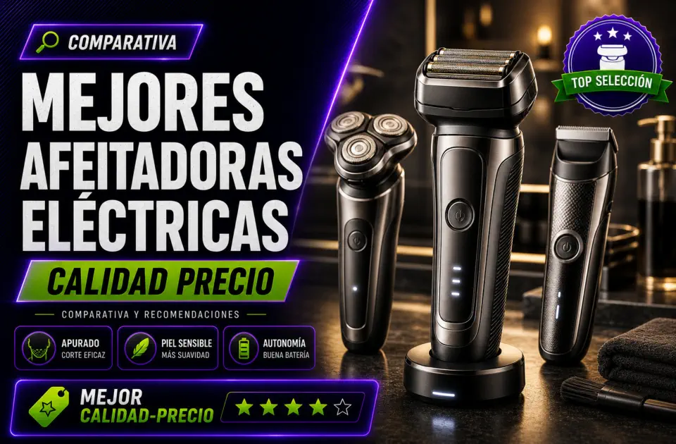 Mejores afeitadoras eléctricas calidad precio: modelos premium recomendados