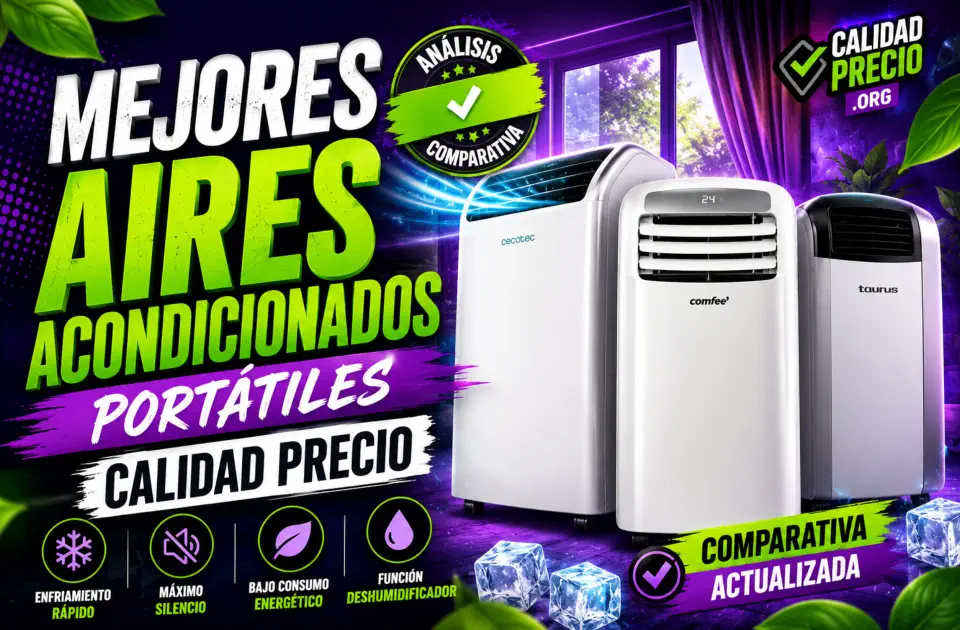 Mejores aires acondicionados portátiles calidad precio