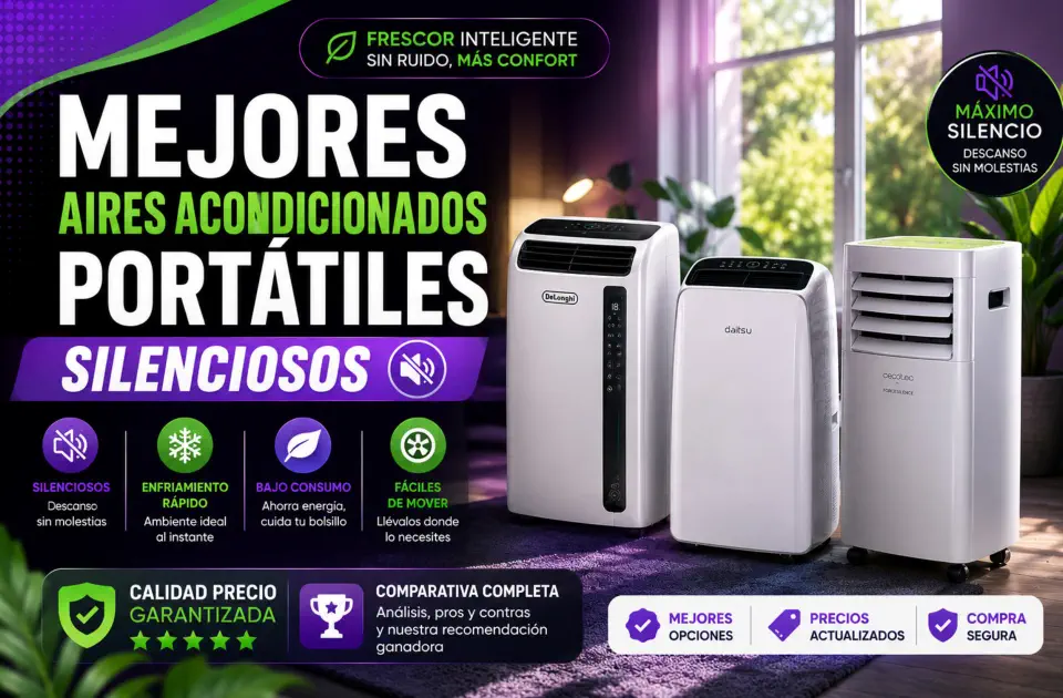 Mejores aires acondicionados portátiles silenciosos