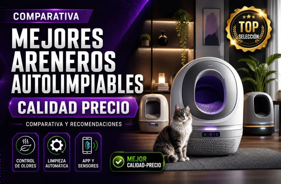 Mejores areneros autolimpiables calidad precio
