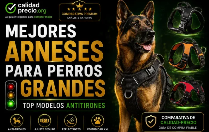 Mejores arneses para perros grandes