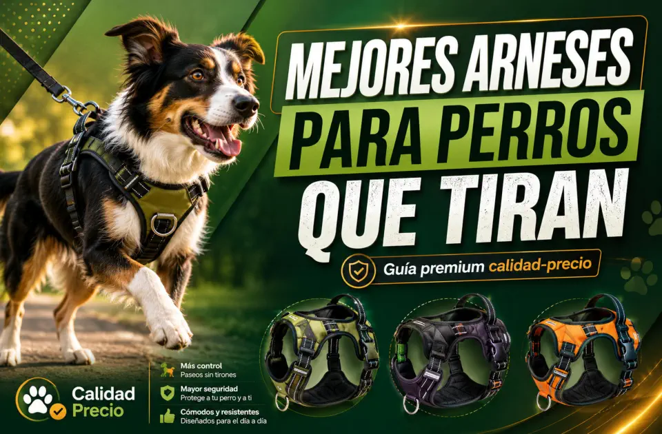 Mejores arneses para perros que tiran