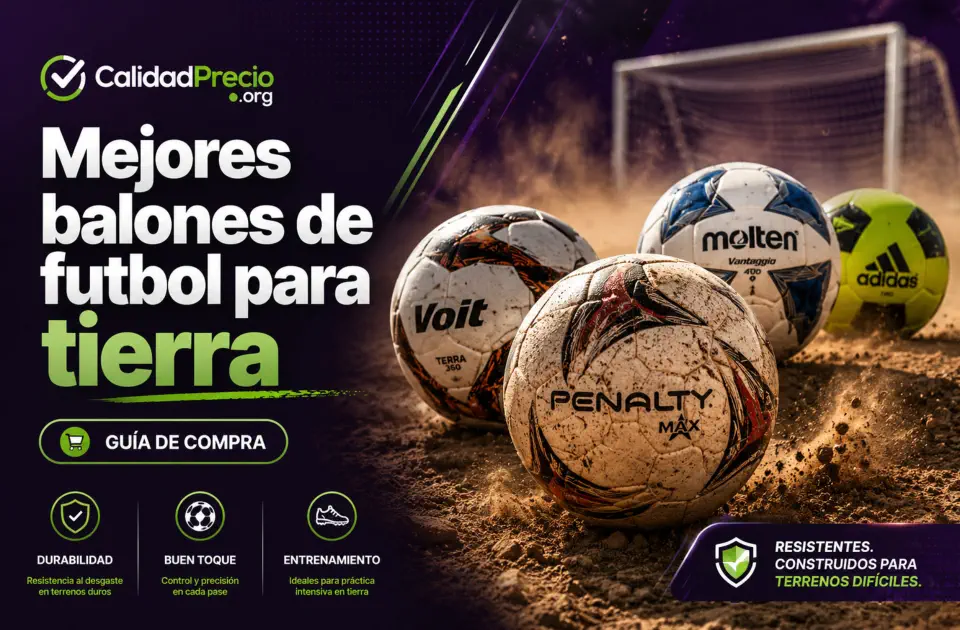 Mejores balones de futbol para tierra