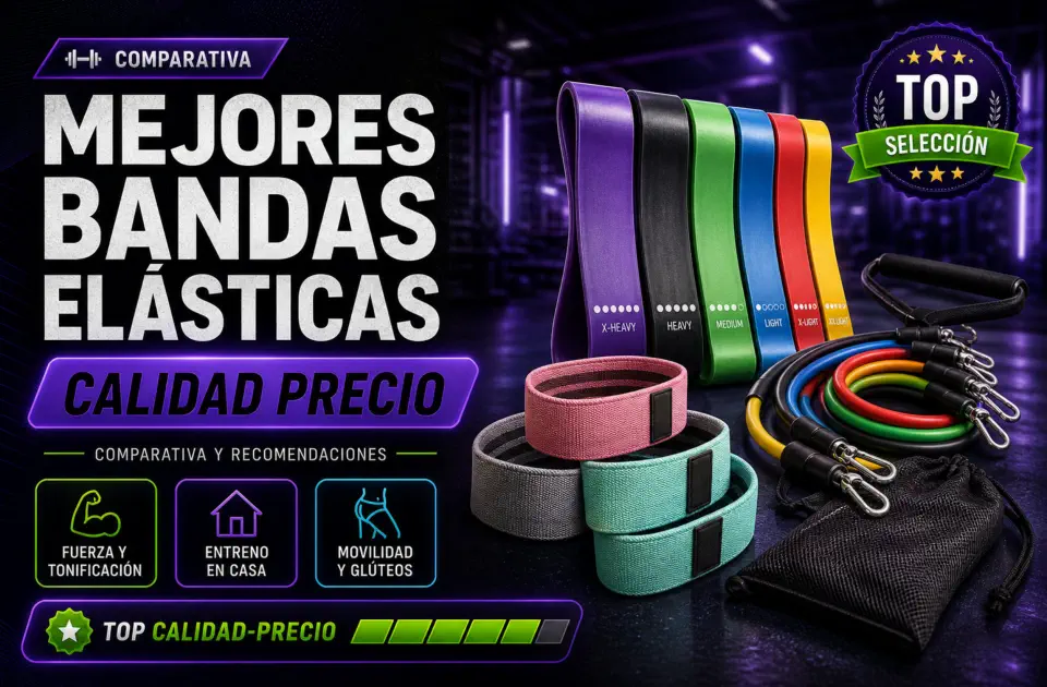 Mejores bandas elásticas calidad precio: guía de compra y comparativa