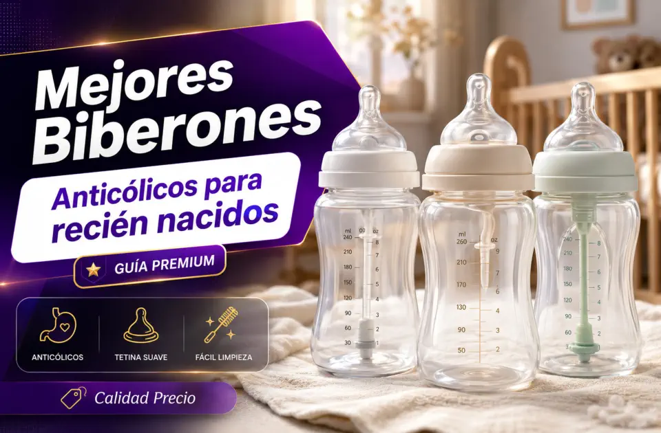 Mejores biberones anticólicos para recién nacidos