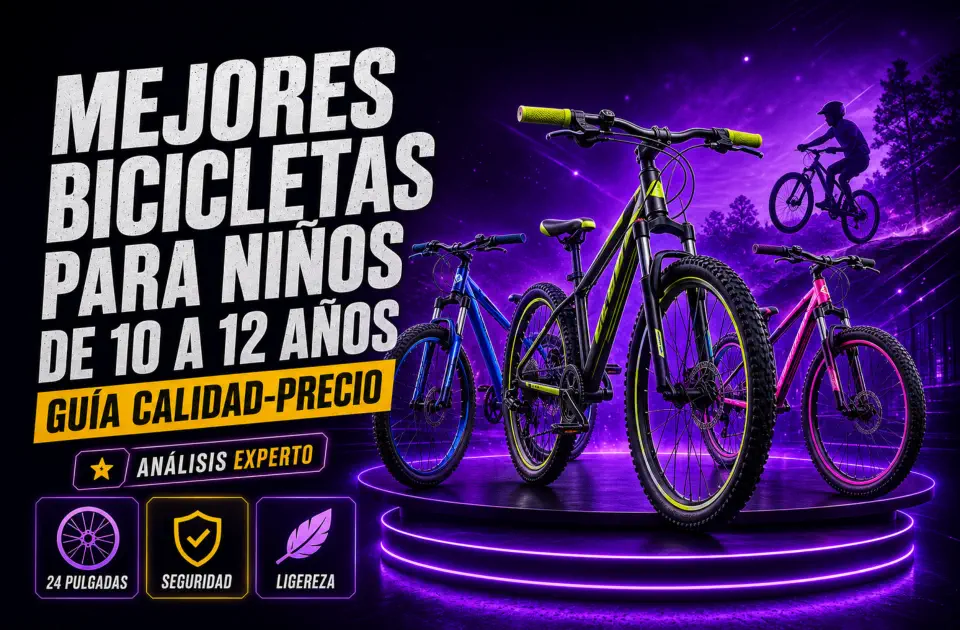 Mejores bicicletas para niños de 10 a 12 años: guía calidad-precio