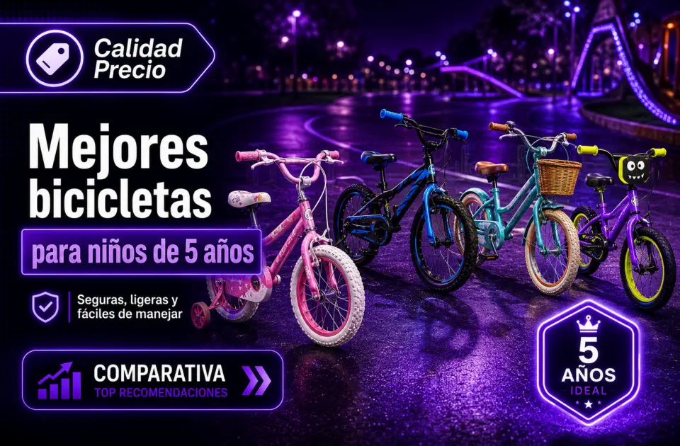 Mejores bicicletas para niños de 5 años: guía calidad-precio