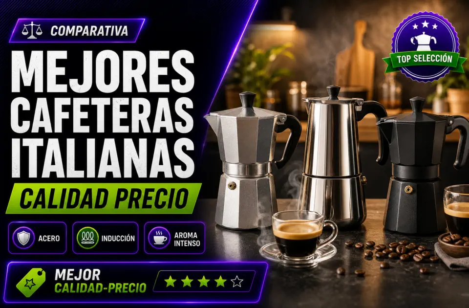 Mejores cafeteras italianas calidad precio