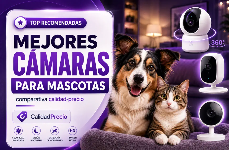 Mejores cámaras para mascotas calidad precio: las más recomendadas para vigilar perros y gatos