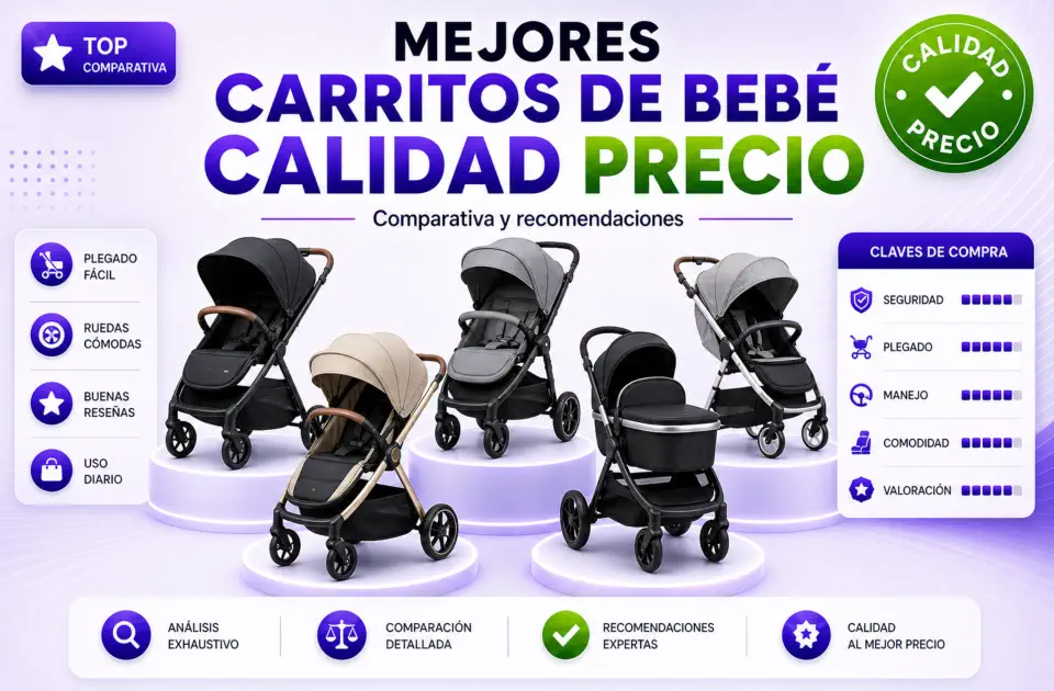 Mejores carritos de bebé calidad precio: guía premium de compra