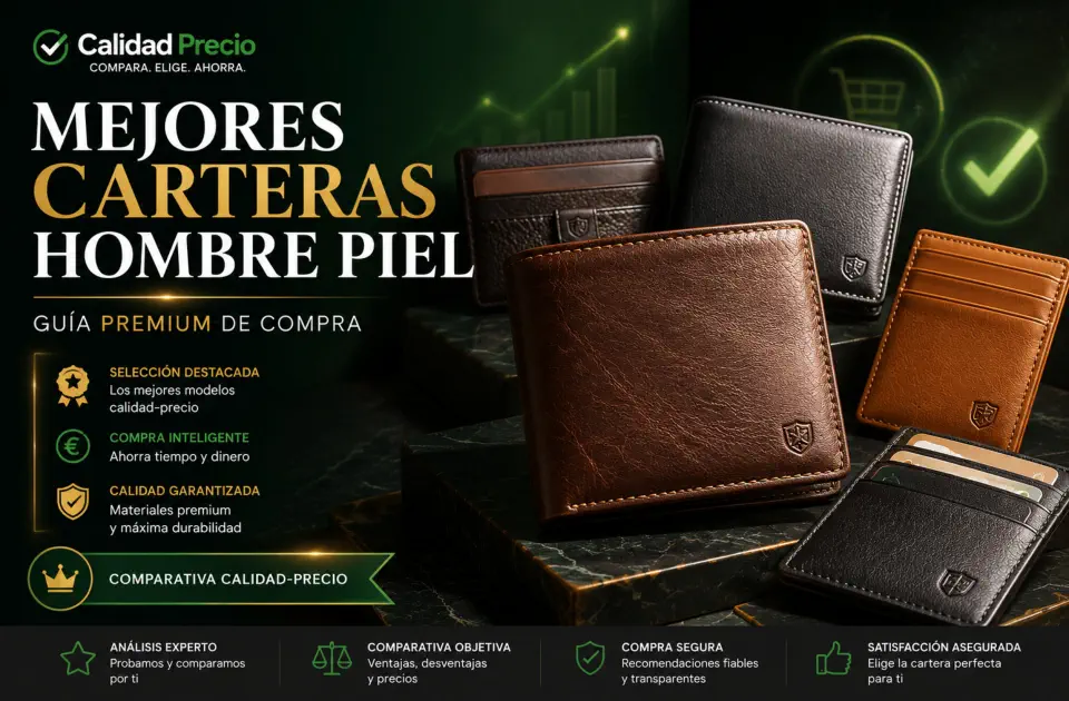 Mejores carteras hombre piel