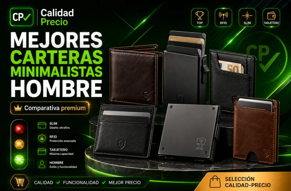 Mejores carteras minimalistas hombre