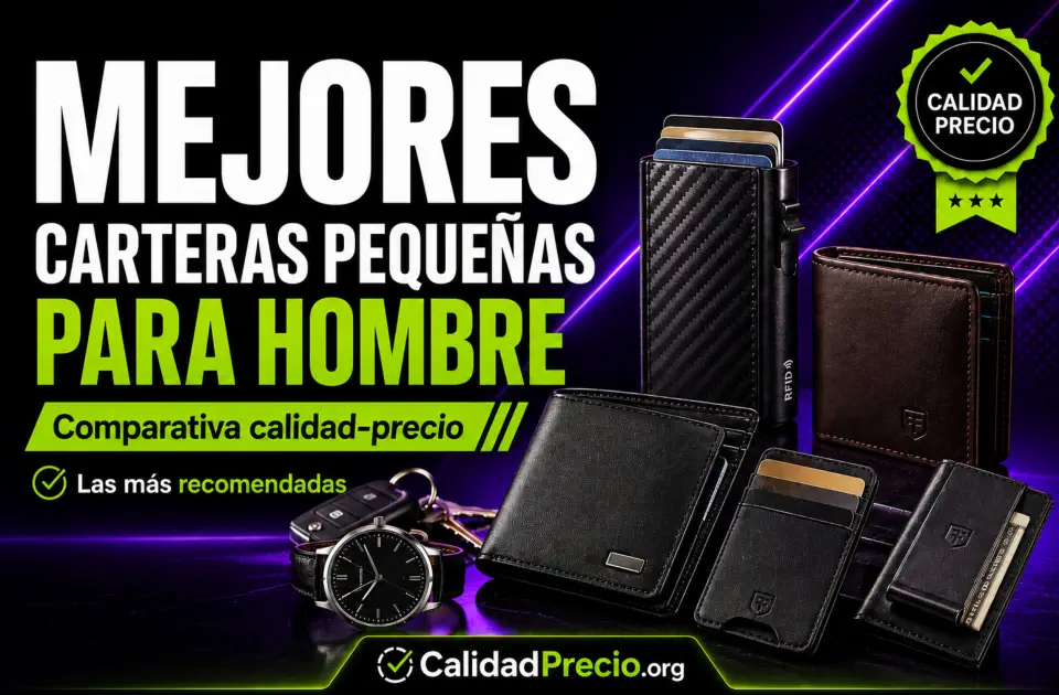 Mejores carteras pequeñas hombre: comparativa calidad-precio