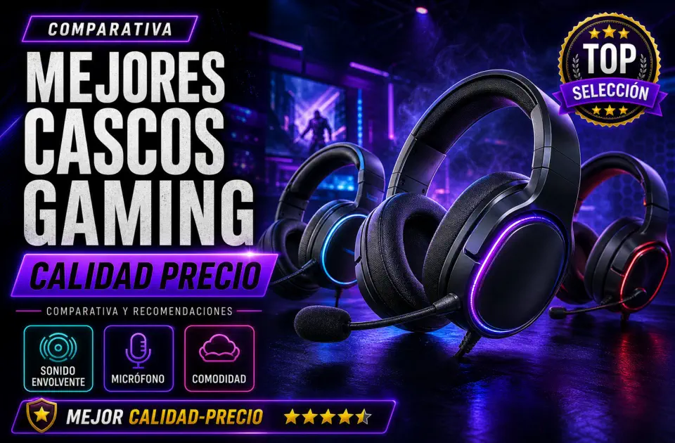 Mejores cascos gaming calidad precio: guía premium con modelos recomendados