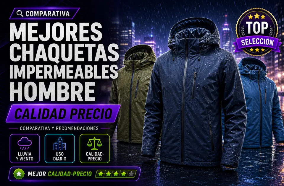 Mejores chaquetas impermeables hombre calidad precio