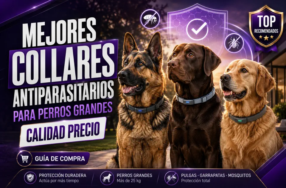 Mejores collares antiparasitarios para perros grandes
