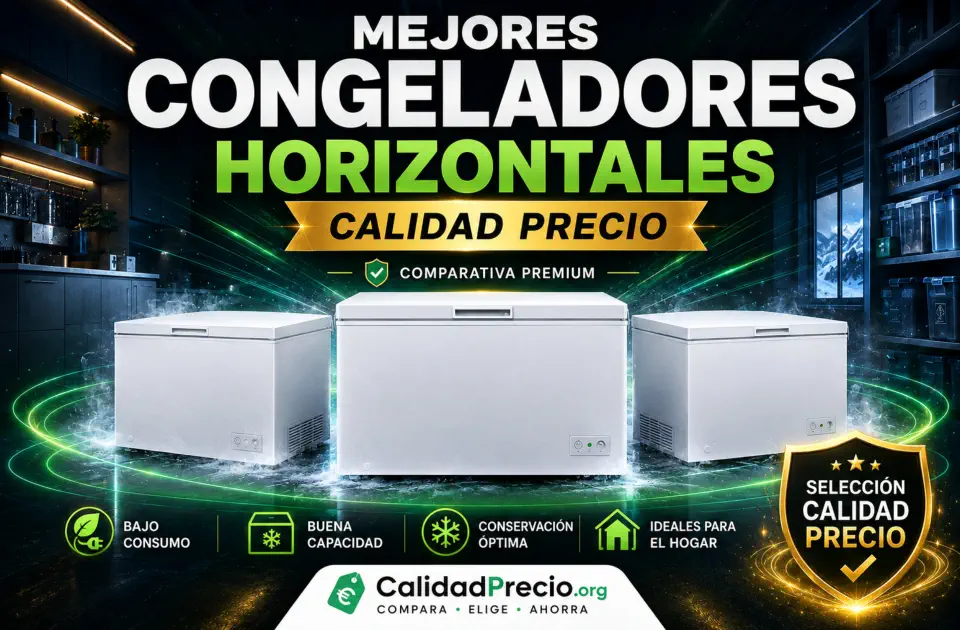 Mejores congeladores horizontales calidad precio