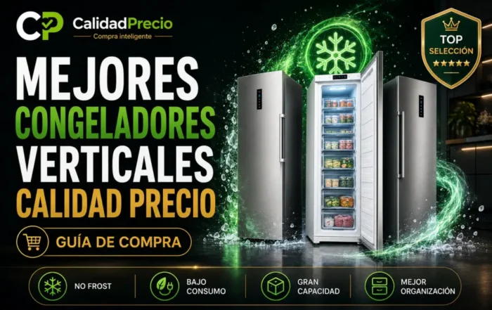 Mejores congeladores verticales calidad precio