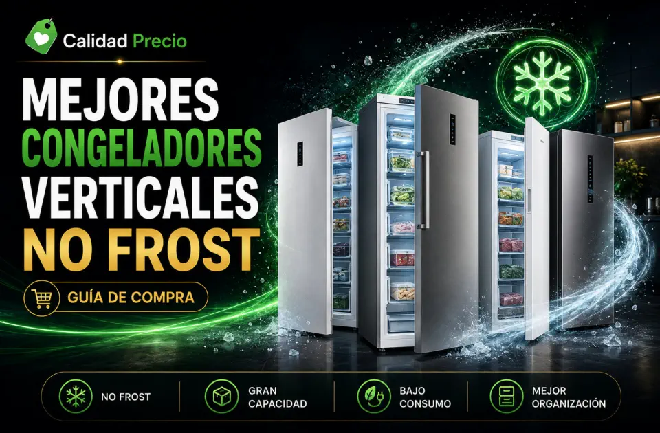 Mejores congeladores verticales no frost