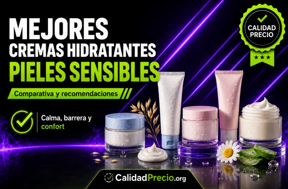 Mejores cremas hidratantes para pieles sensibles: comparativa calidad-precio
