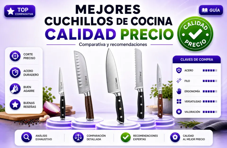 Mejores cuchillos de cocina calidad precio: guía completa para elegir bien