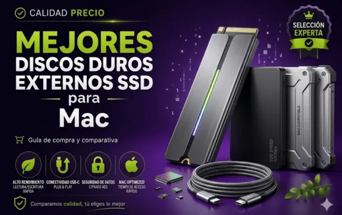 Mejores discos duros externos SSD para Mac: guía calidad-precio para elegir rápido