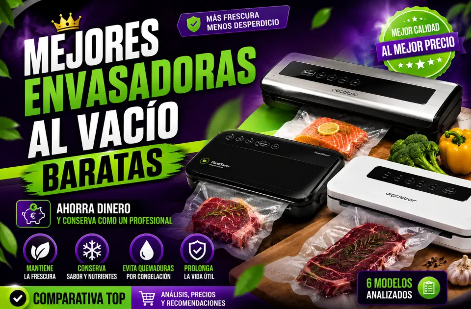 Mejores envasadoras al vacío baratas