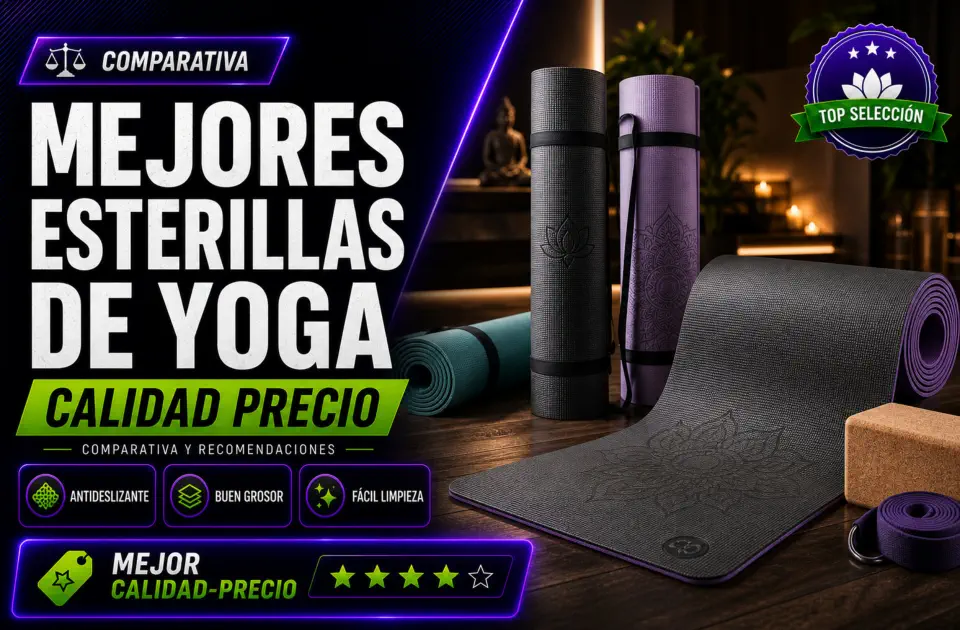 Mejores esterillas de yoga calidad precio: guía para elegir bien sin pagar de más