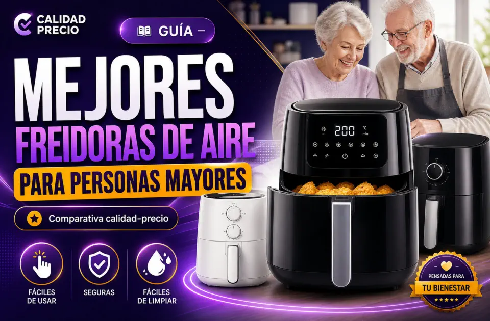 Mejores freidoras de aire para personas mayores | Calidad Precio