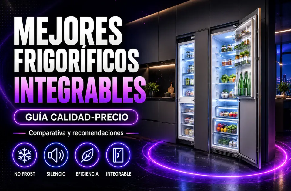 Mejores frigoríficos integrables: guía calidad-precio para cocina a medida