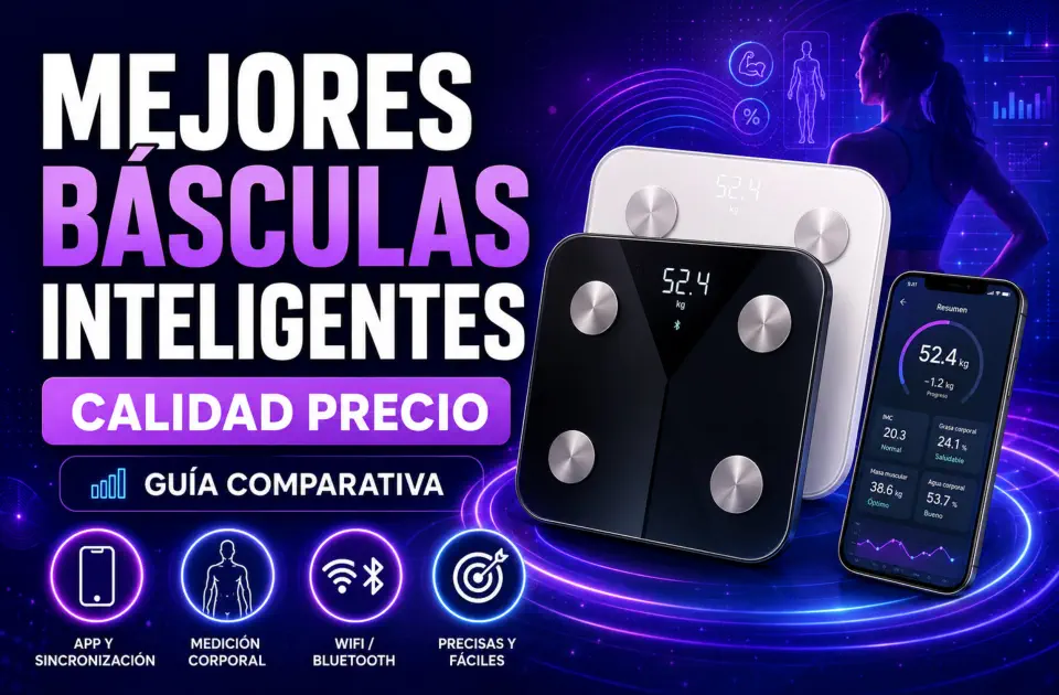 Mejores básculas inteligentes calidad precio
