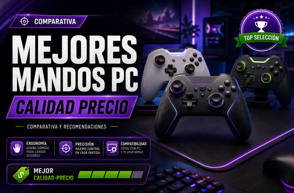 Mejores mandos PC calidad precio: los más recomendados para jugar en ordenador