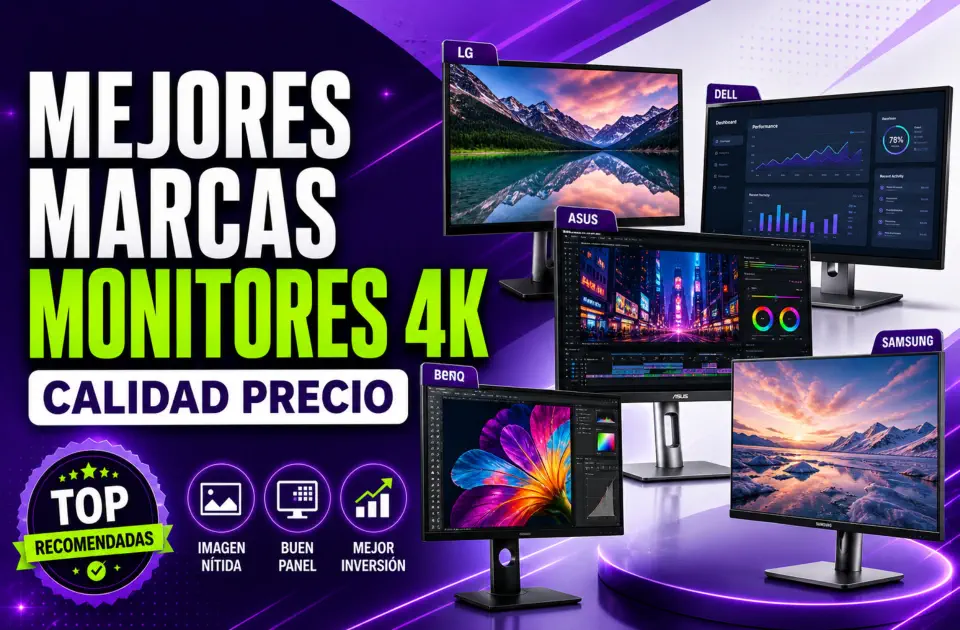 Mejores marcas de monitores 4K: comparativa calidad-precio