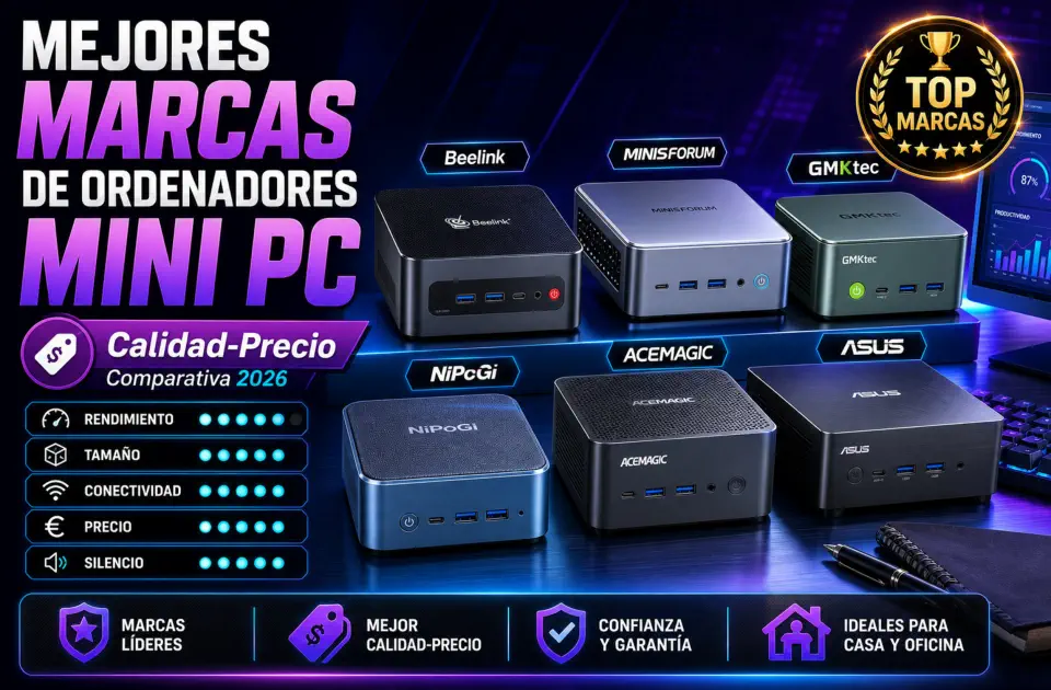 mejores marcas de ordenadores mini PC