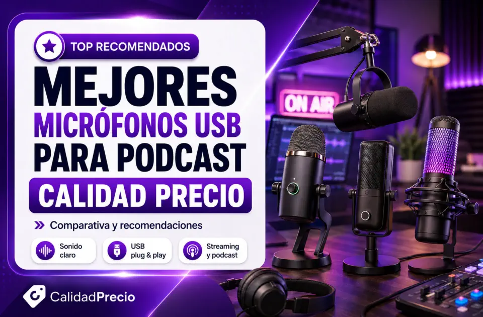 Mejores micrófonos USB para podcast: guía calidad-precio