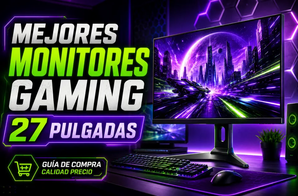 Mejores monitores gaming 27 pulgadas: guía de compra QHD, OLED y calidad-precio