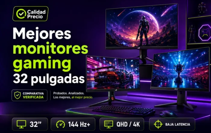 Mejores monitores gaming 32 pulgadas: guía para acertar con OLED, 4K y QHD