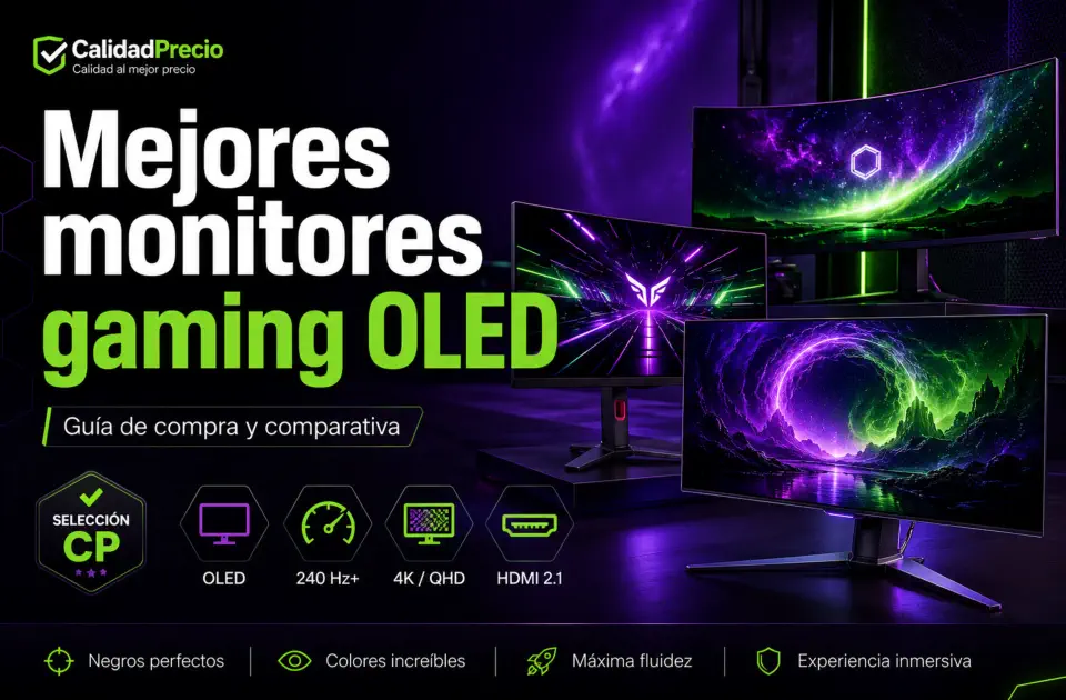 Mejores monitores gaming OLED
