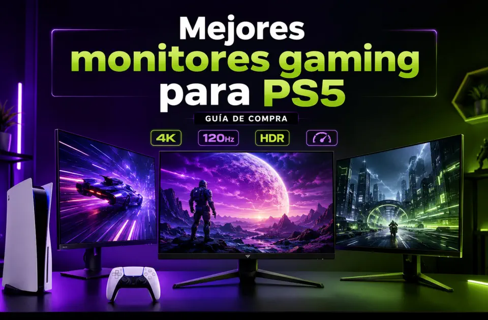 Mejores monitores gaming para PS5