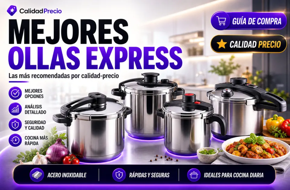 Mejores ollas express calidad precio: guía premium para cocinar rápido y bien
