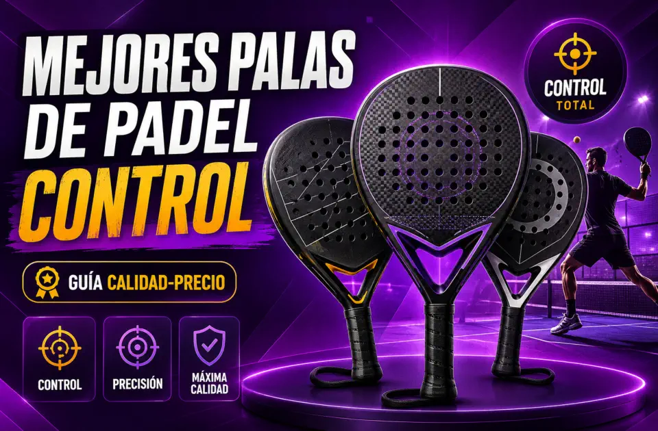 Mejores palas de padel control: guía premium calidad-precio