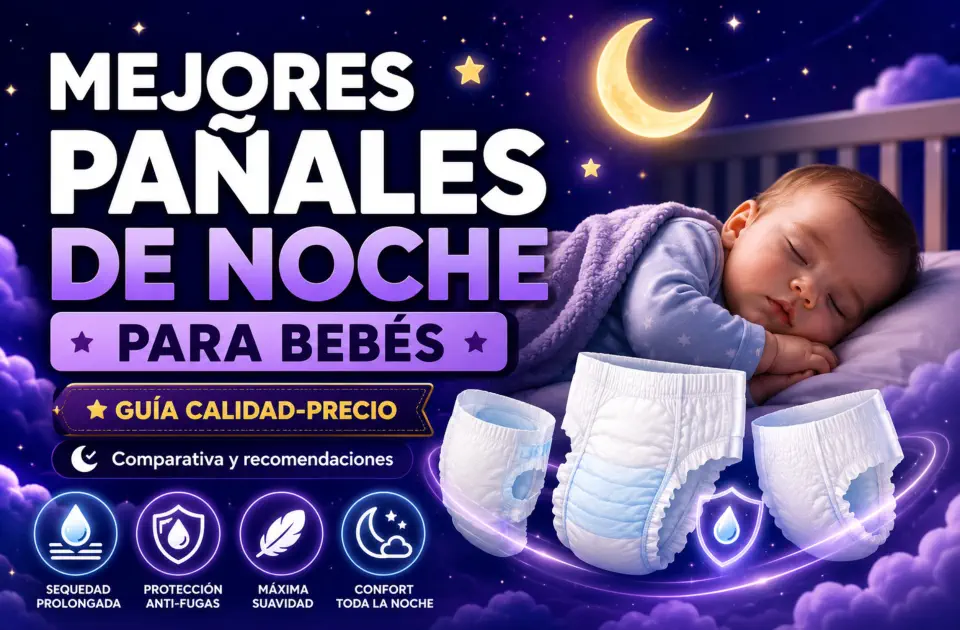 Mejores pañales para la noche para bebes