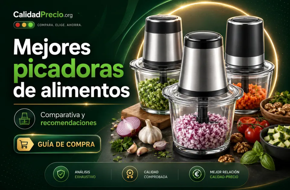 Mejores picadoras de alimentos: guía premium para comprar bien