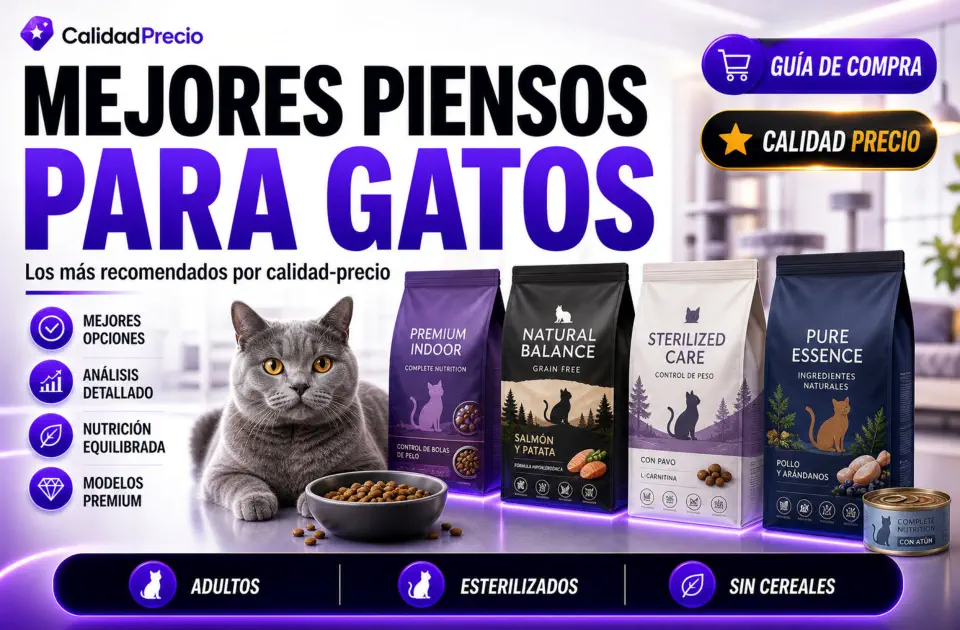 Mejores piensos para gatos calidad precio