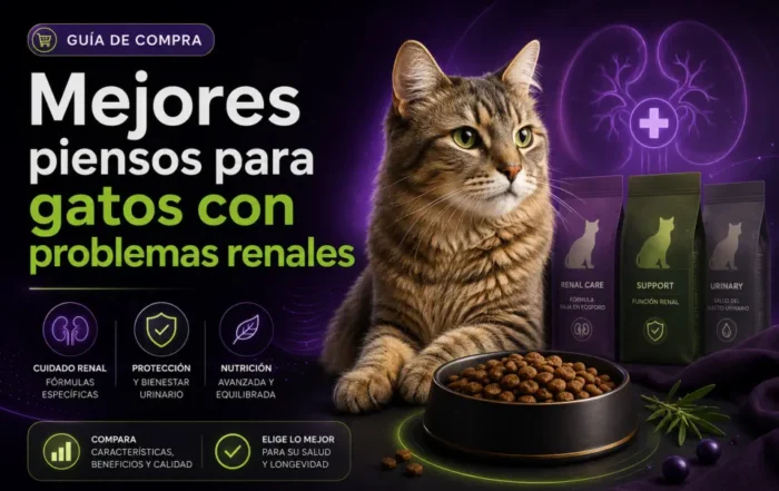 Mejores piensos para gatos con problemas renales: guía premium para elegir bien